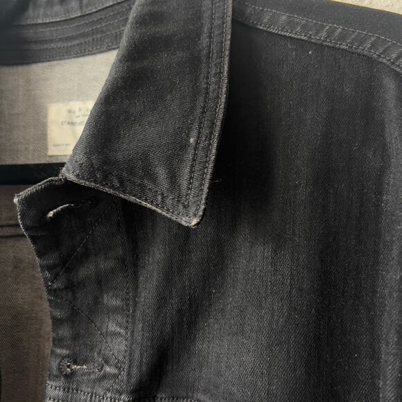 Rag & Bone Jean Classic Standard Fit Trucker Jacket Men Size L - Picture 9 of 16